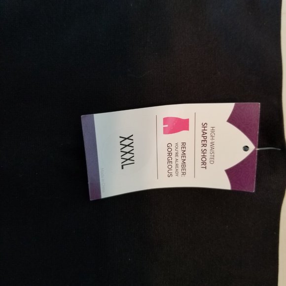 NWT SHAPERMINT High Waisted Body Shaper Shorts Shapewear for Women 4x (Black) - Picture 3 of 3